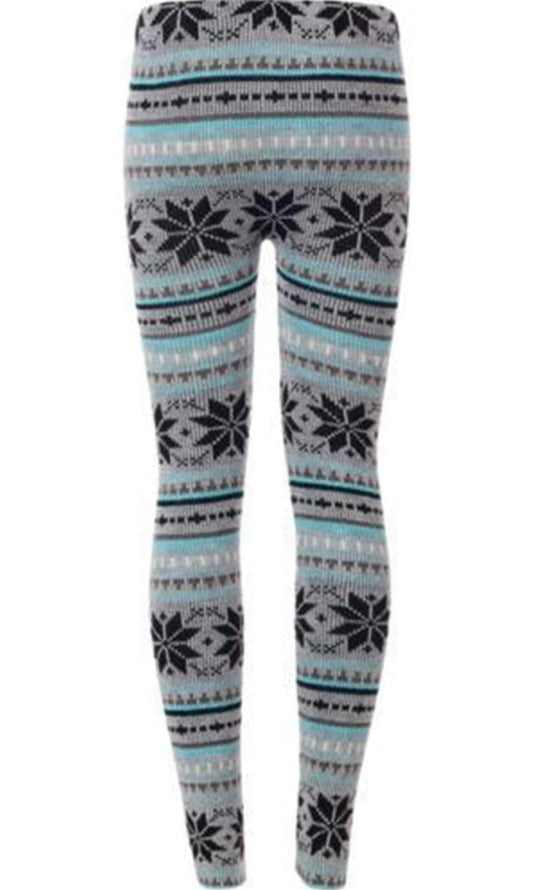 Patterned Winter-Style leggings