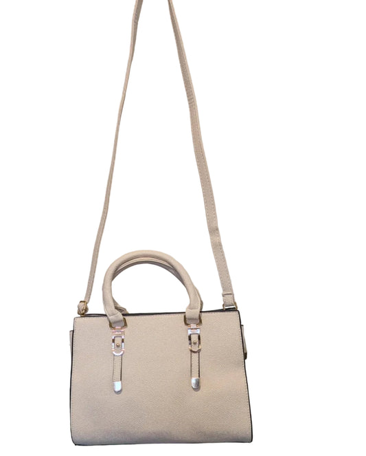 Off White Leather HandBag