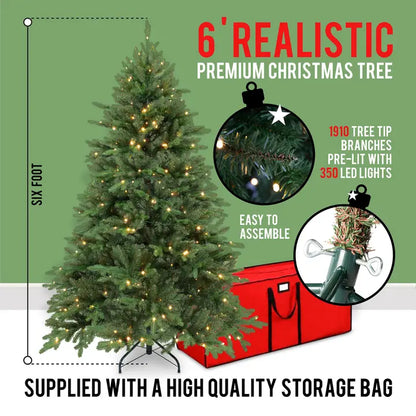 Richmond Fir Winter Pre-Lit Artificial Christmas Tree