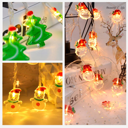 1.5m 10 Lights LED Decorative String Light - Christmas Tree