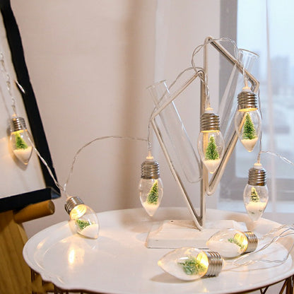 Chritsmas Tree Decor LED Snow Globe Bulb