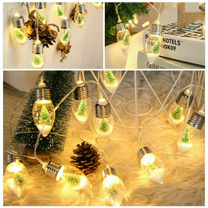Chritsmas Tree Decor LED Snow Globe Bulb