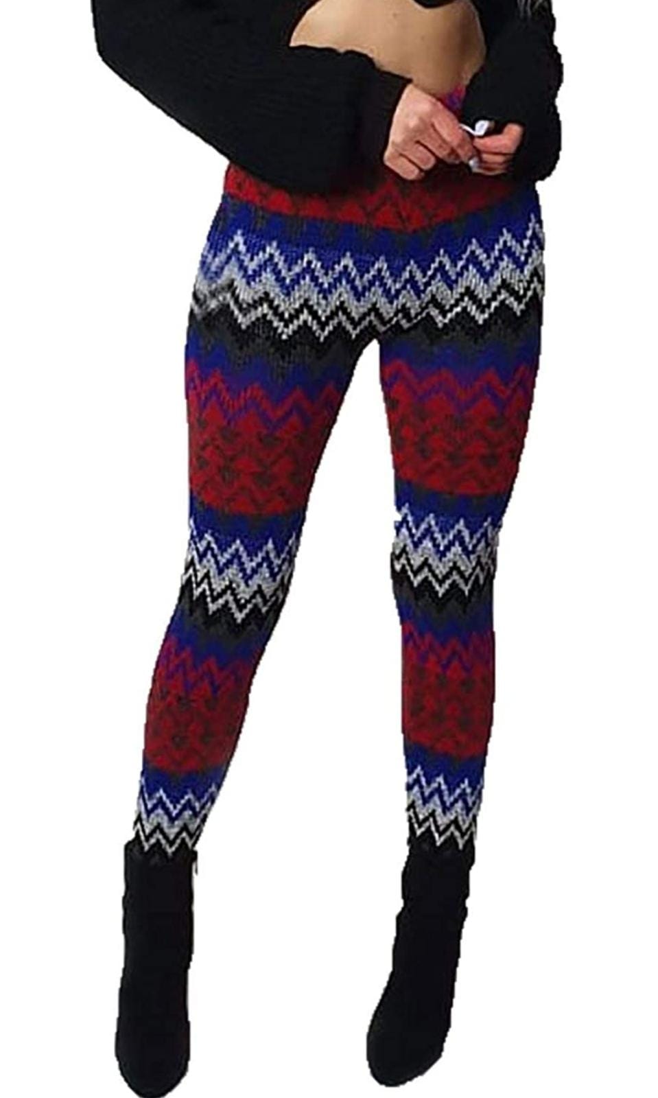 Patterned Winter-Style leggings