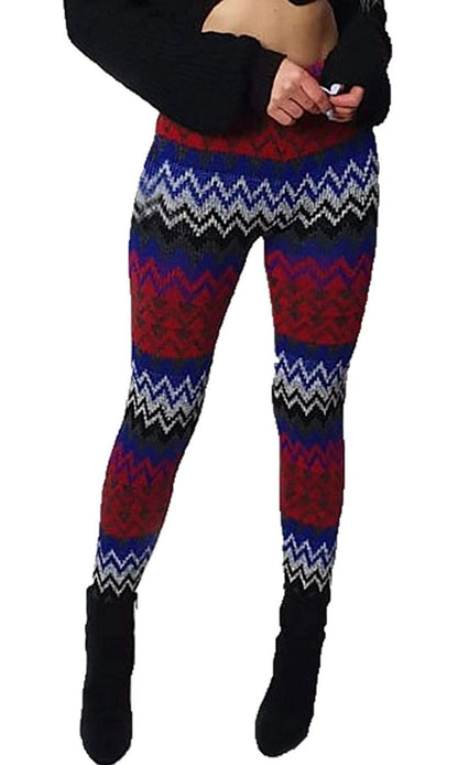 Patterned Winter-Style leggings