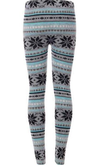 Patterned Winter-Style leggings