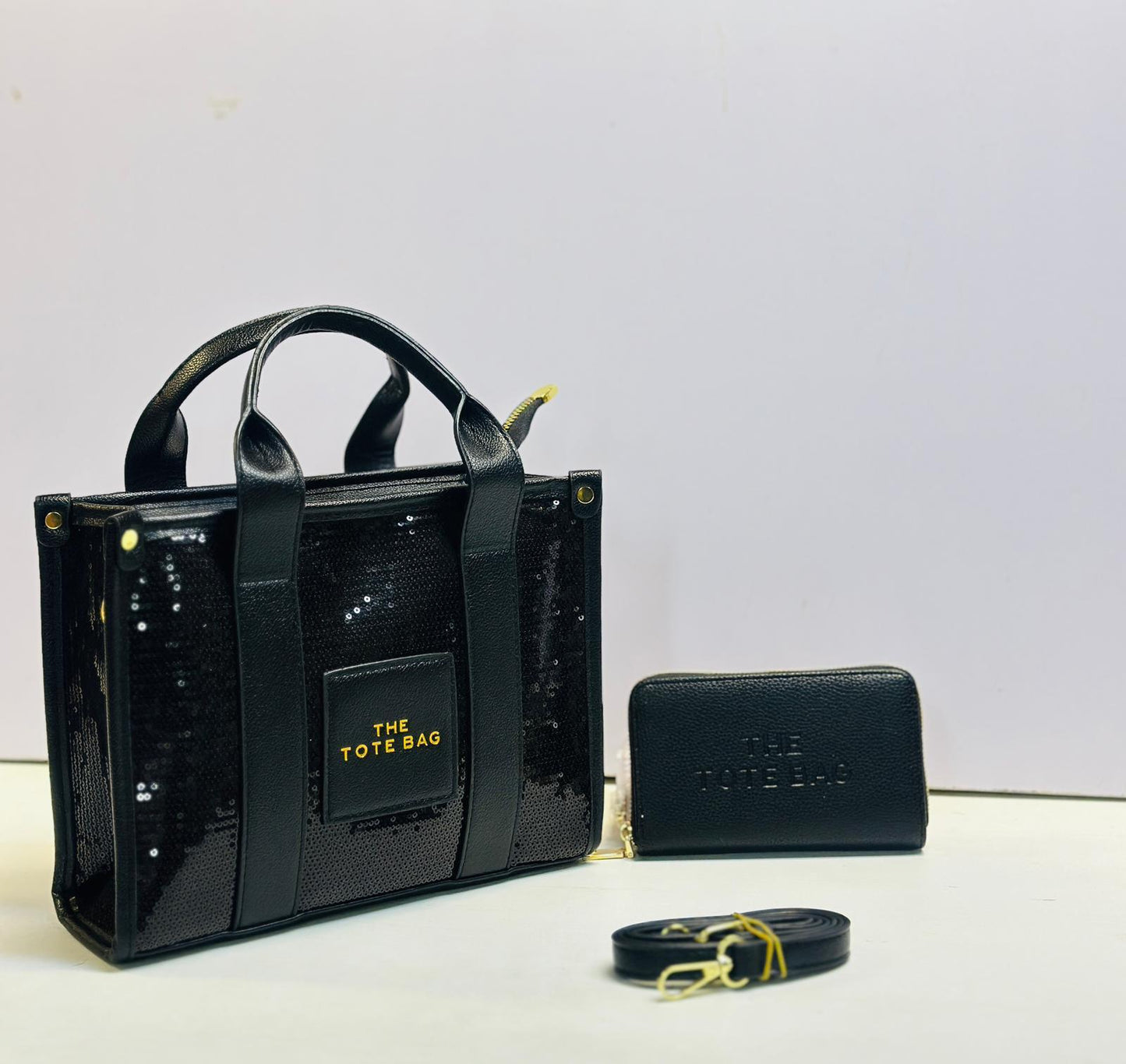 Tote bag with wallet set