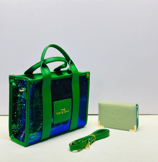 Tote bag with wallet set