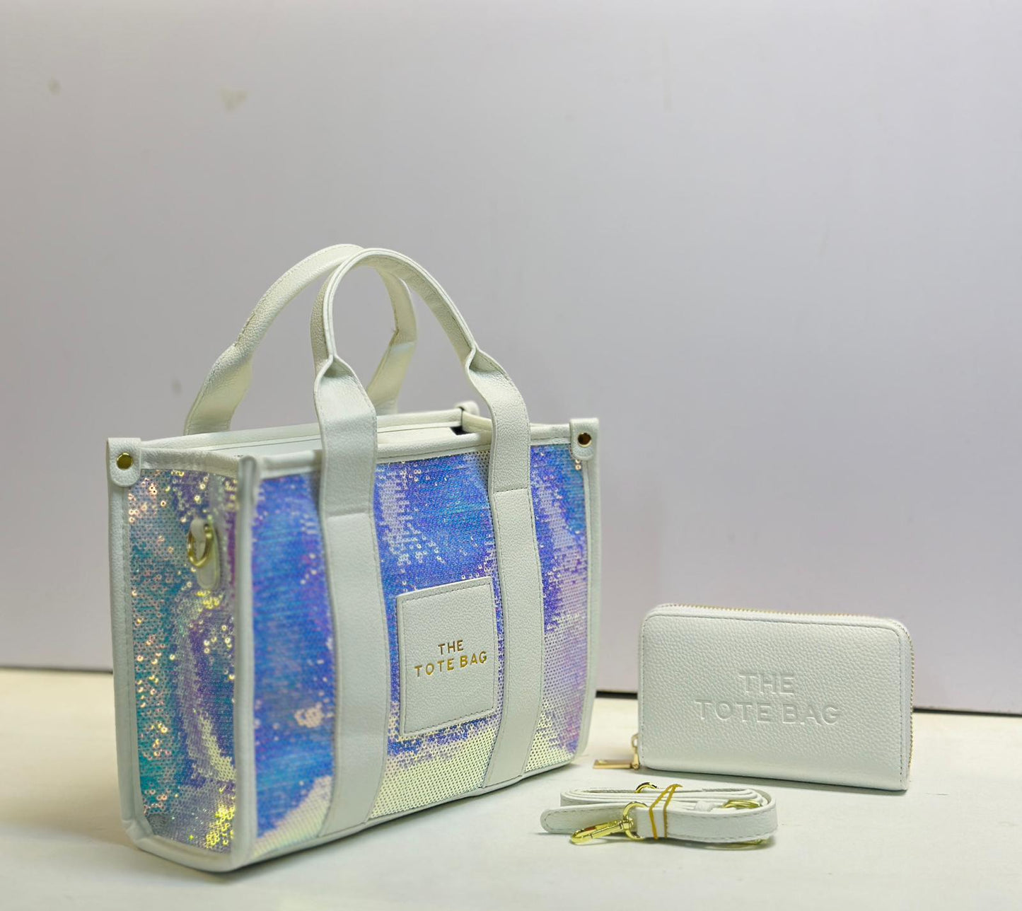 Tote bag with wallet set