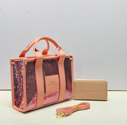 Tote bag with wallet set