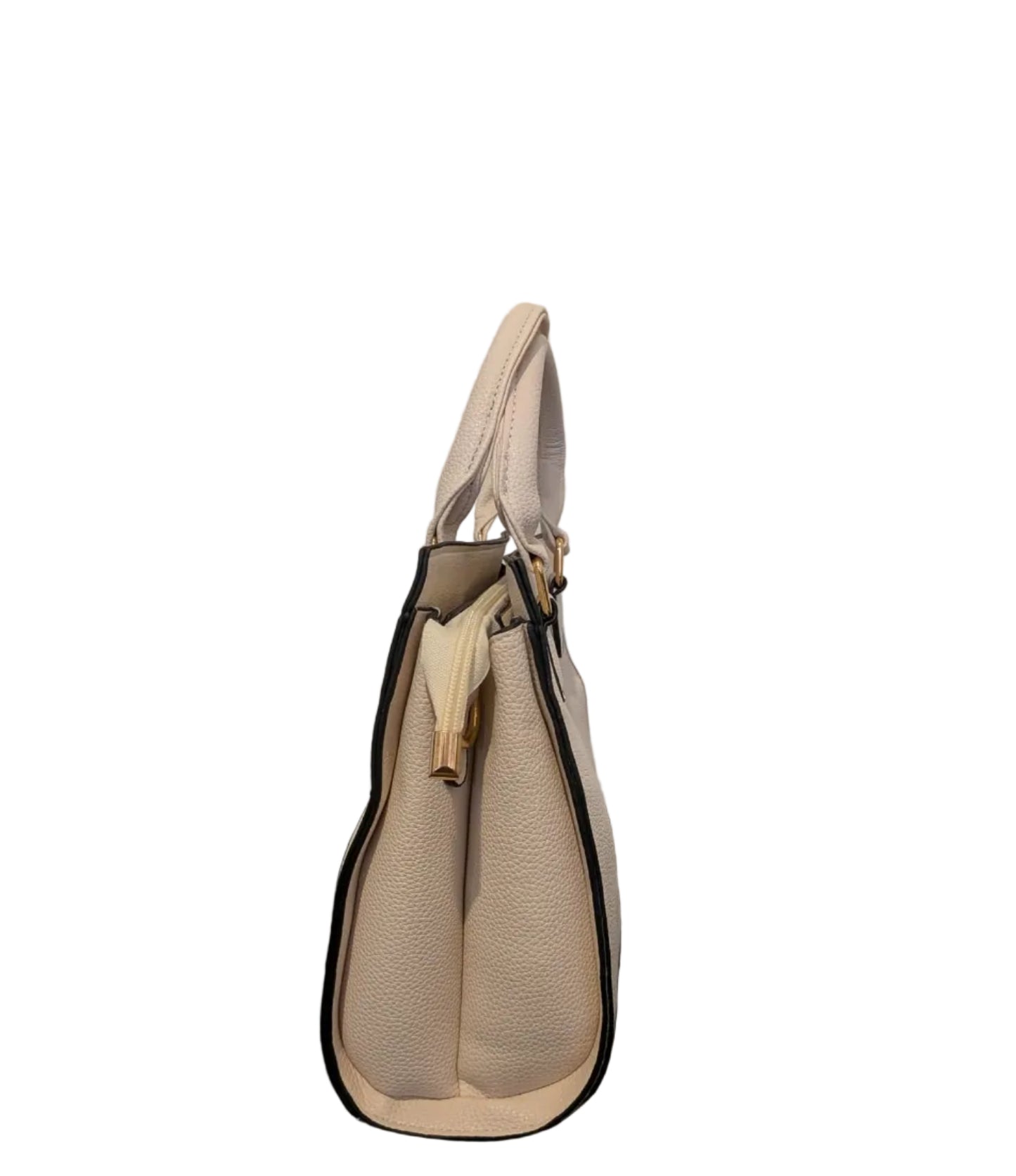 Off White Leather HandBag